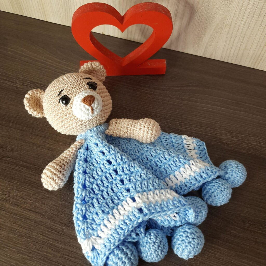 Naninha de Ursinho em Amigurumi