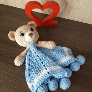 Naninha de Ursinho em Amigurumi