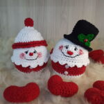 Cupcakes de Natal em Amigurumi. - Imagem 4