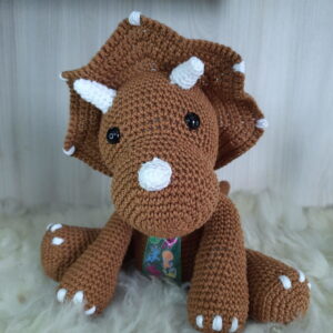 Dinossauro em Amigurumi