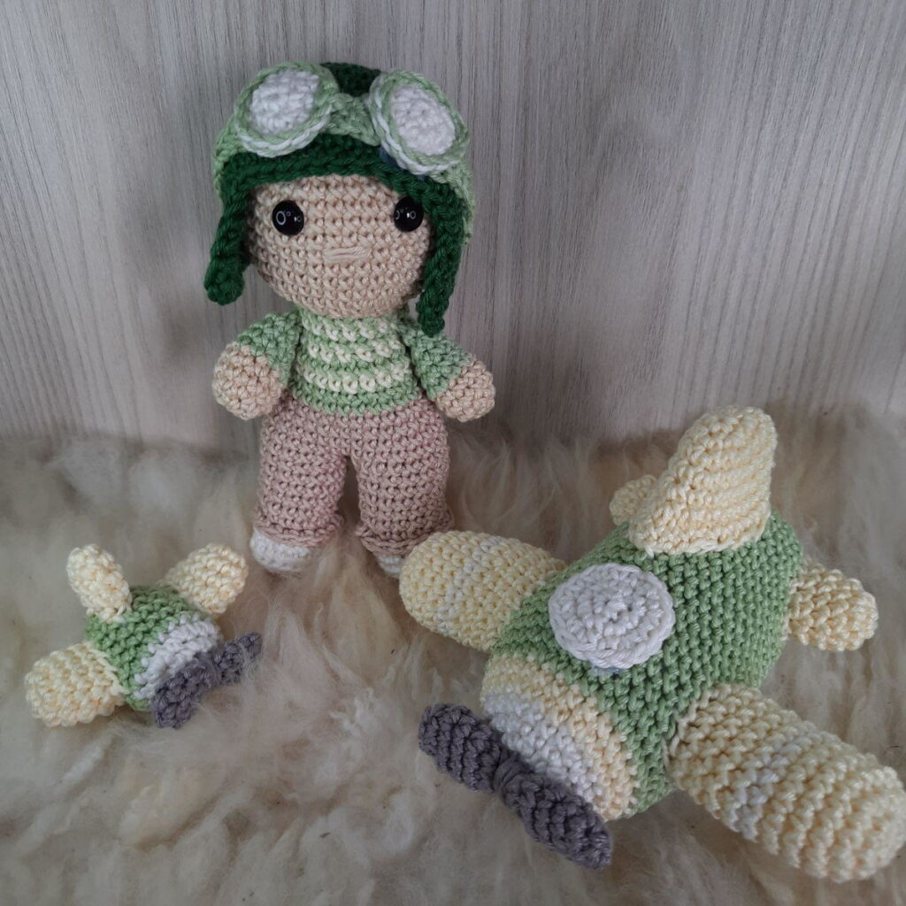 Kit Pequeno Aviador 3 Peças.