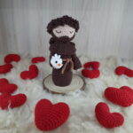 São Francisco de Assis em Amigurumi. - Imagem 5