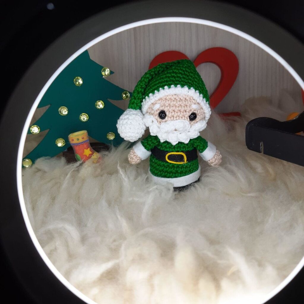 Papai Noel em Amigurumi