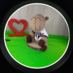 Capivara do São Paulo em Amigurumi. - Imagem 1