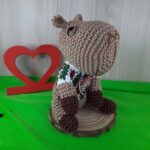 Capivara Torcedora do Fluminense em Amigurumi - Imagem 5