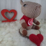 Capivara Torcedora em Amigurumi. - Imagem 5
