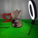 Capivara Torcedora do Fluminense em Amigurumi - Imagem 1