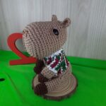 Capivara Torcedora do Fluminense em Amigurumi - Imagem 4