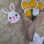 Buquê de Margaridas e Coelhinho. - Imagem 3