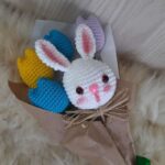 Buquê de Tulipas e Coelhinho. - Imagem 4