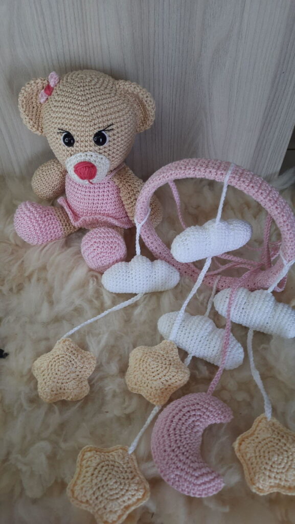 Mobile em Amigurumi