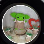 Baby Yoda em Amigurumi