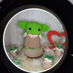 Baby Yoda em Amigurumi