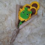 Buquê Girassol do Shrek em Amigurumi - Imagem 1