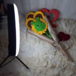 Buquê Girassol do Shrek em Amigurumi - Imagem 5