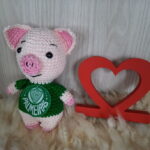 Porco do Palmeras em Amigurumi - Imagem 2