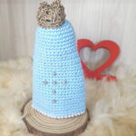 Santinha Manto Azul em Amigurumi - Imagem 5