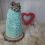 Santinha Manto Verde em Amigurumi - Imagem 3