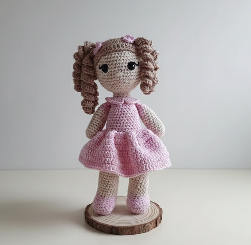 Boneca em Amigurumi