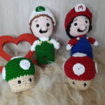 Kit Gamer Mário Bros e Luigi em Amigurumi. - Imagem 4