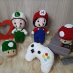 Kit Gamer Mário Bros e Luigi em Amigurumi. - Imagem 5