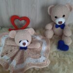 Kit Ursinho e Naninha em Amigurumi - Imagem 5