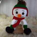 Boneco de Neve Bola em Amigurumi. - Imagem 3