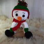 Boneco de Neve Bola em Amigurumi. - Imagem 4