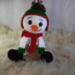 Boneco de Neve Bola em Amigurumi. - Imagem 5