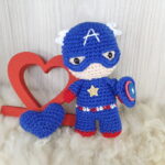 Capitão América em Amigurumi - Imagem 4