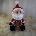 Papai Noel Bola em Amigurumi. - Imagem 5