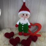 Papai Noel Brilho em Amigurumi. - Imagem 5