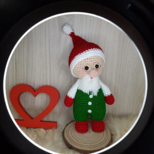 Papai Noel em Amigurumi.