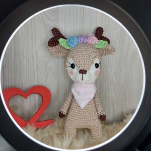 Rena Bosque Encantado em Amigurumi
