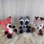 Trio Bichos do Bosque em Amigurumi - Imagem 3