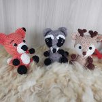 Trio Bichos do Bosque em Amigurumi - Imagem 5