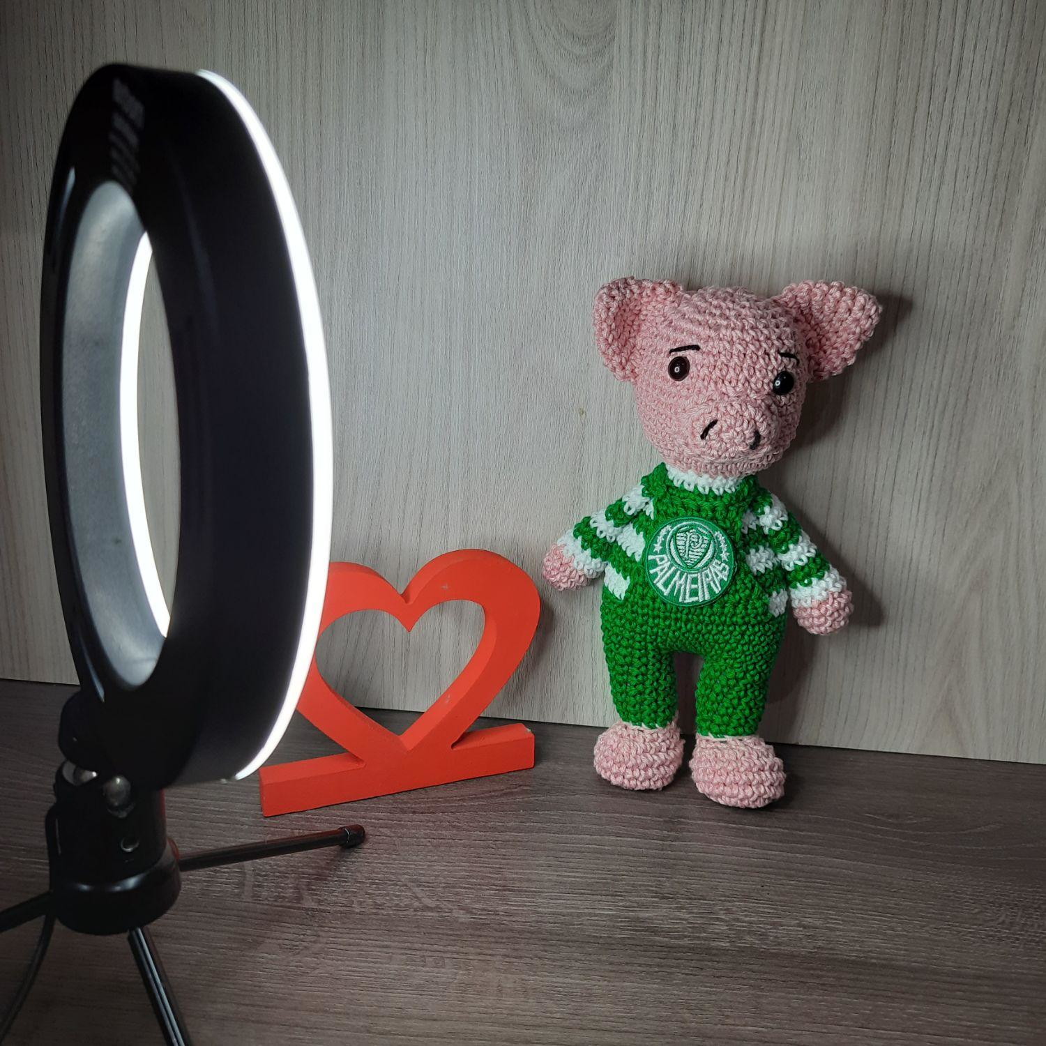 Porco do Palmera em Amigurumi