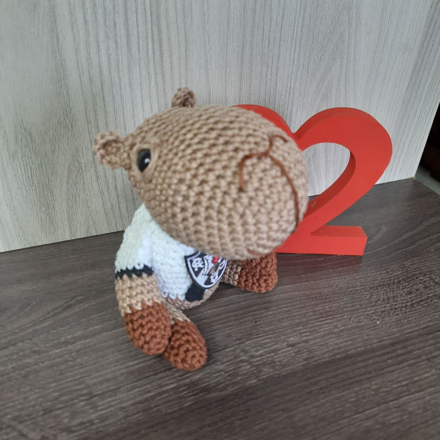 Capivara do Vasco em Amigurumi. - Imagem 2
