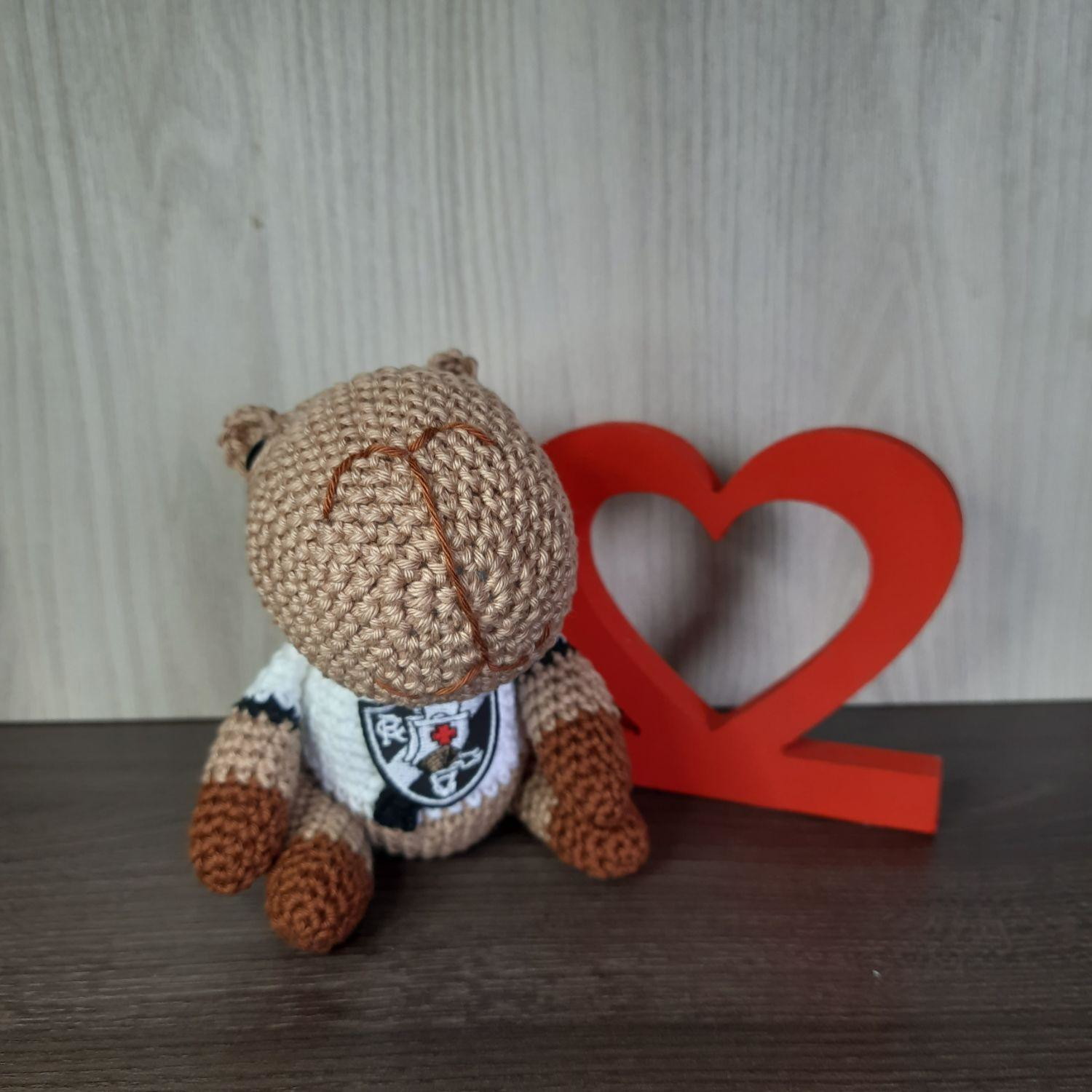 Capivara do Vasco em Amigurumi. - Imagem 3
