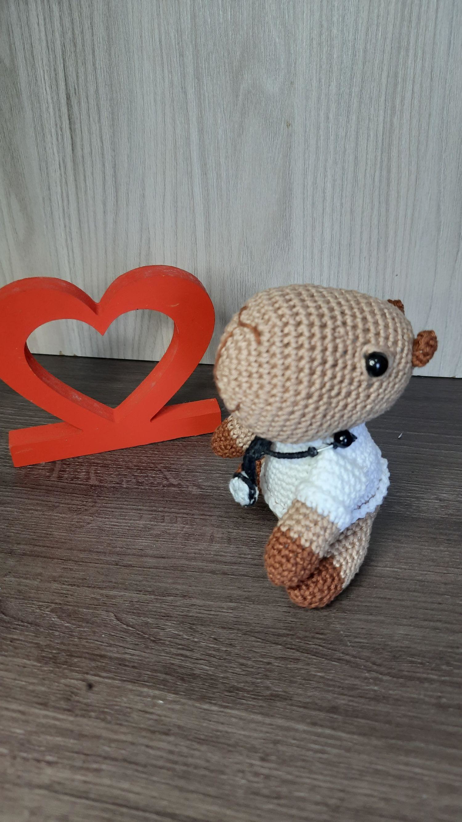 Doutor Capivara em Amigurumi.