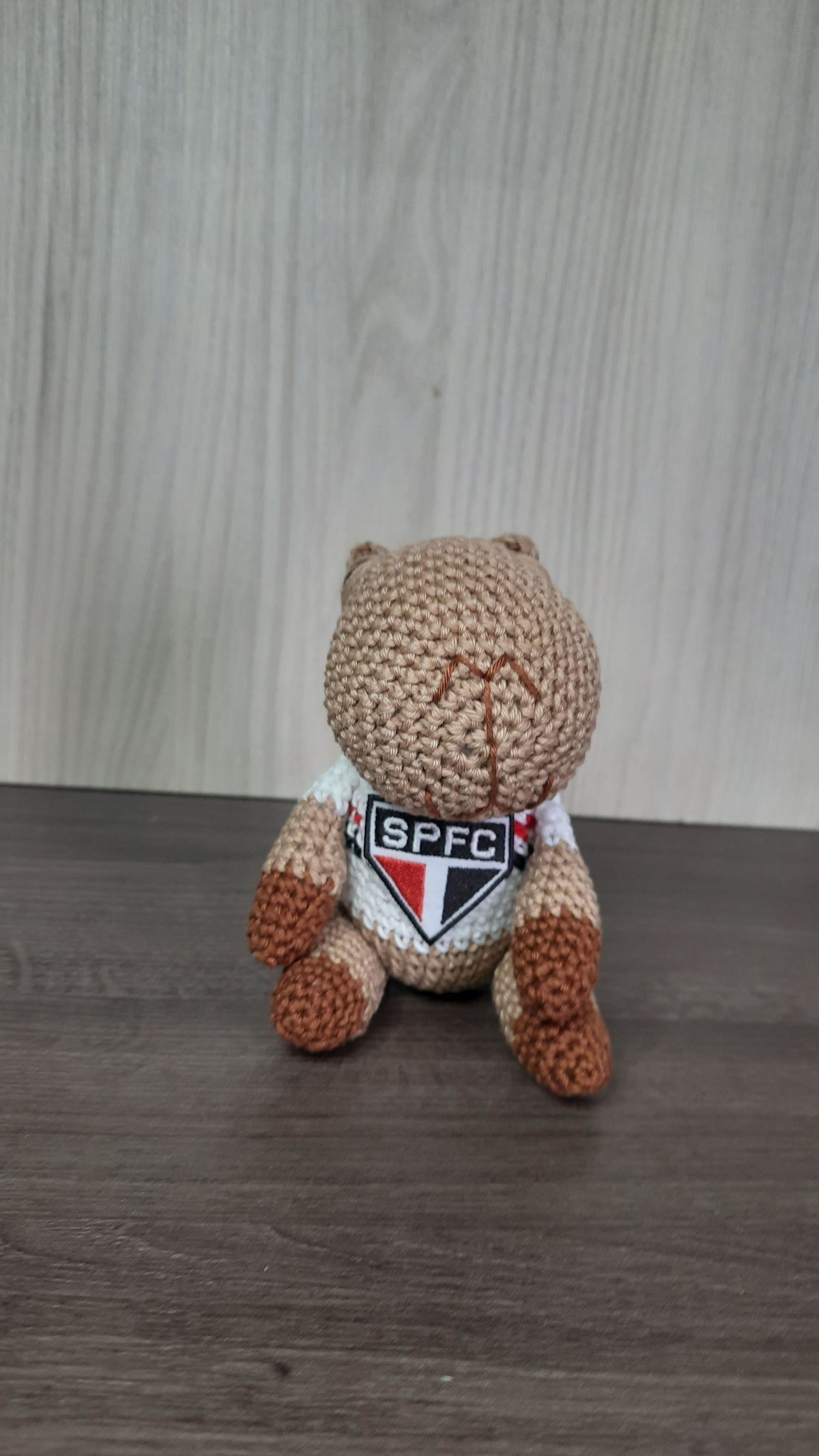 Capivara do São Paulo em Amigurumi. - Imagem 4