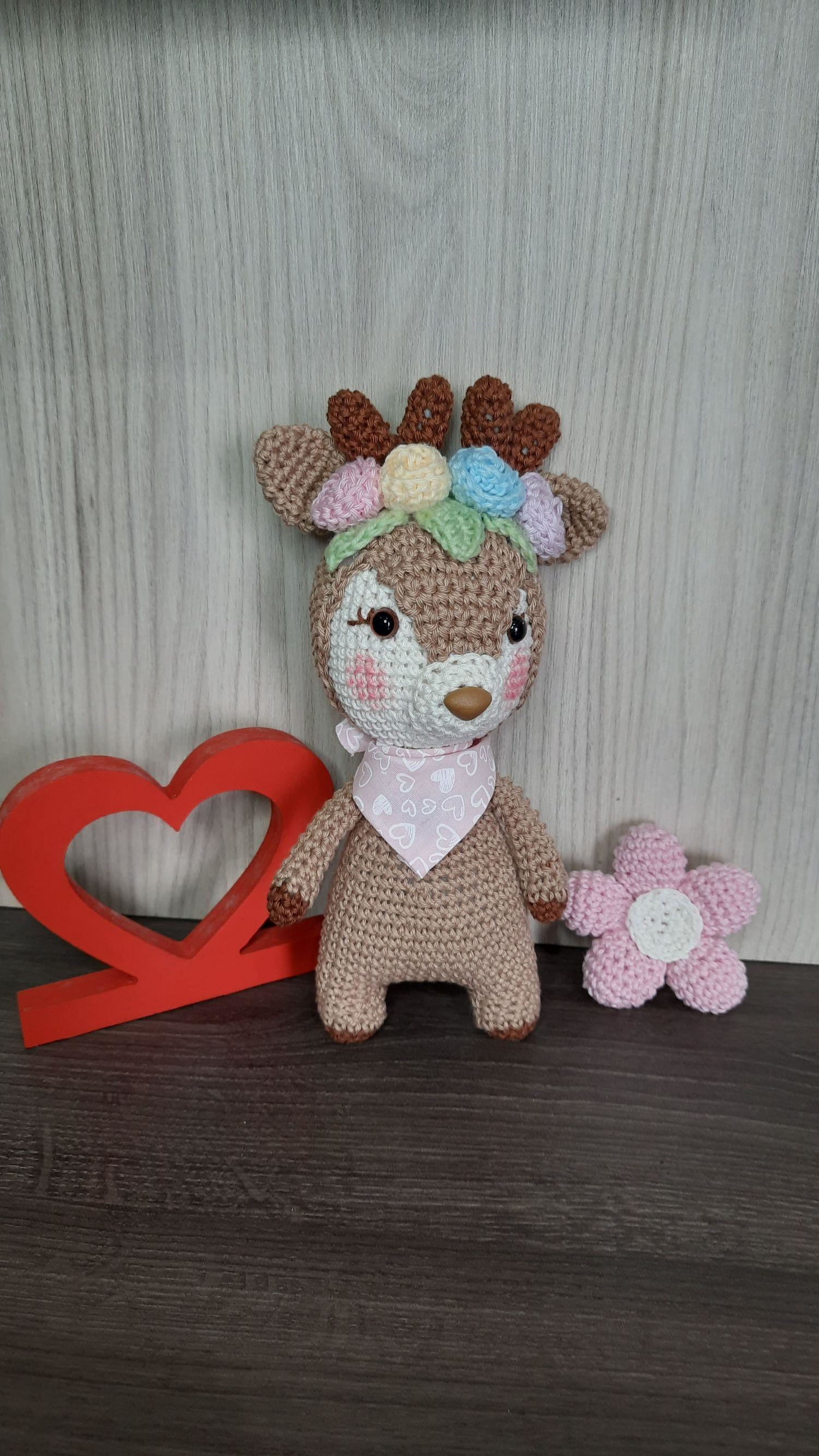 Rena Bosque Encantado em Amigurumi - Imagem 5