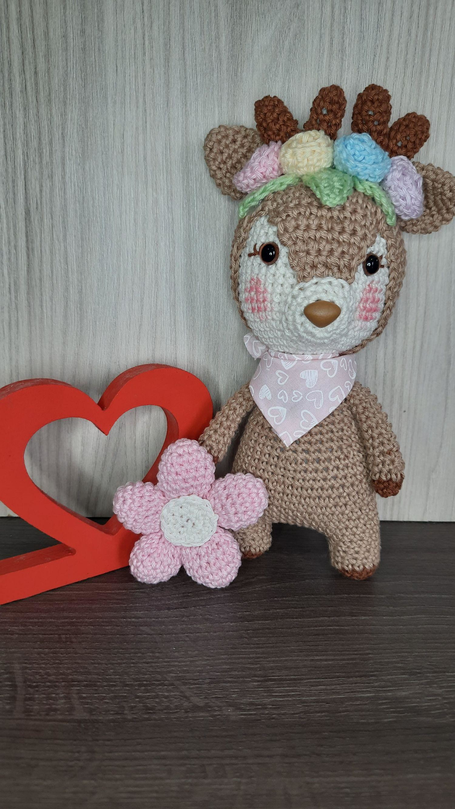 Rena Bosque Encantado em Amigurumi - Imagem 2