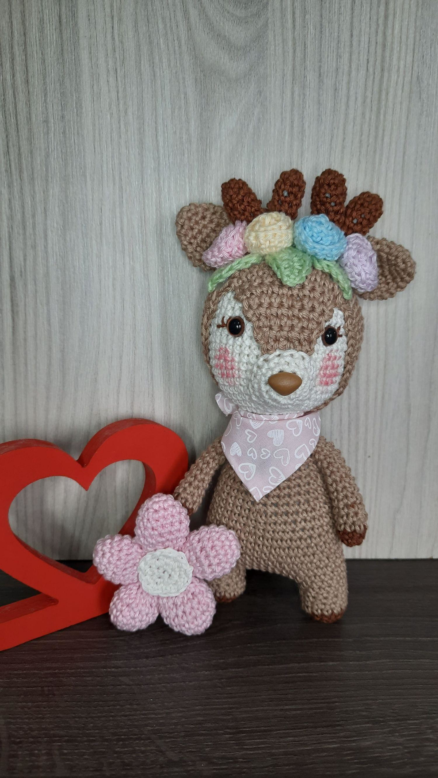 Rena Bosque Encantado em Amigurumi