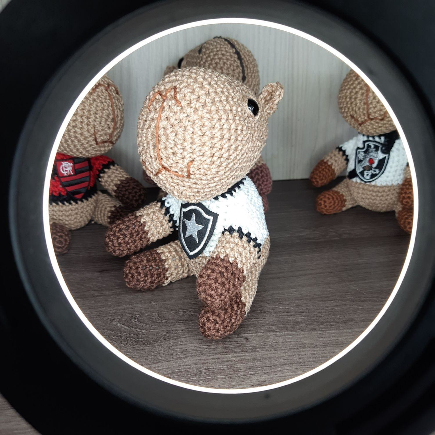Capivara do Botafogo em Amigurumi. - Imagem 3