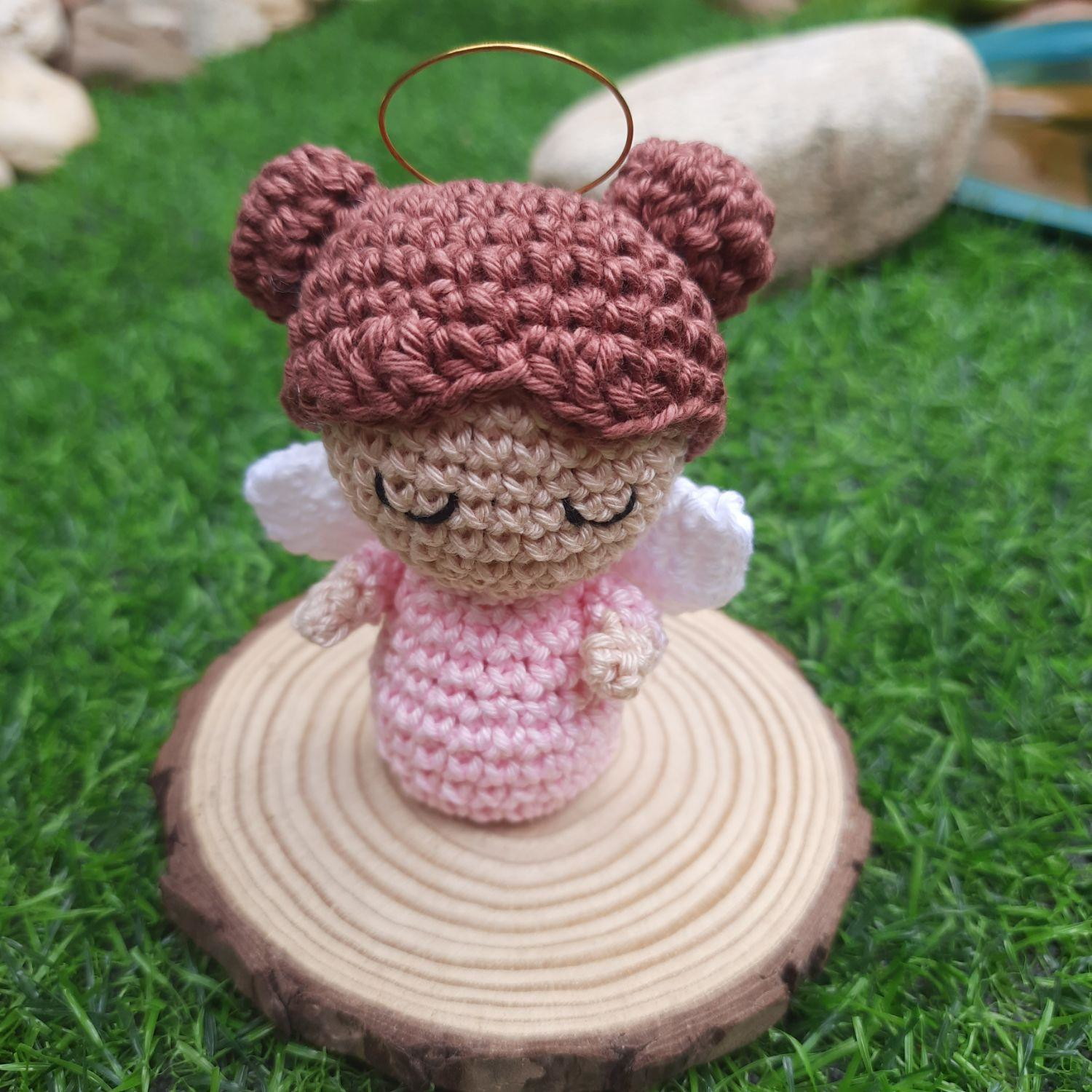 Chaveiros Anjinhas em Amigurumi