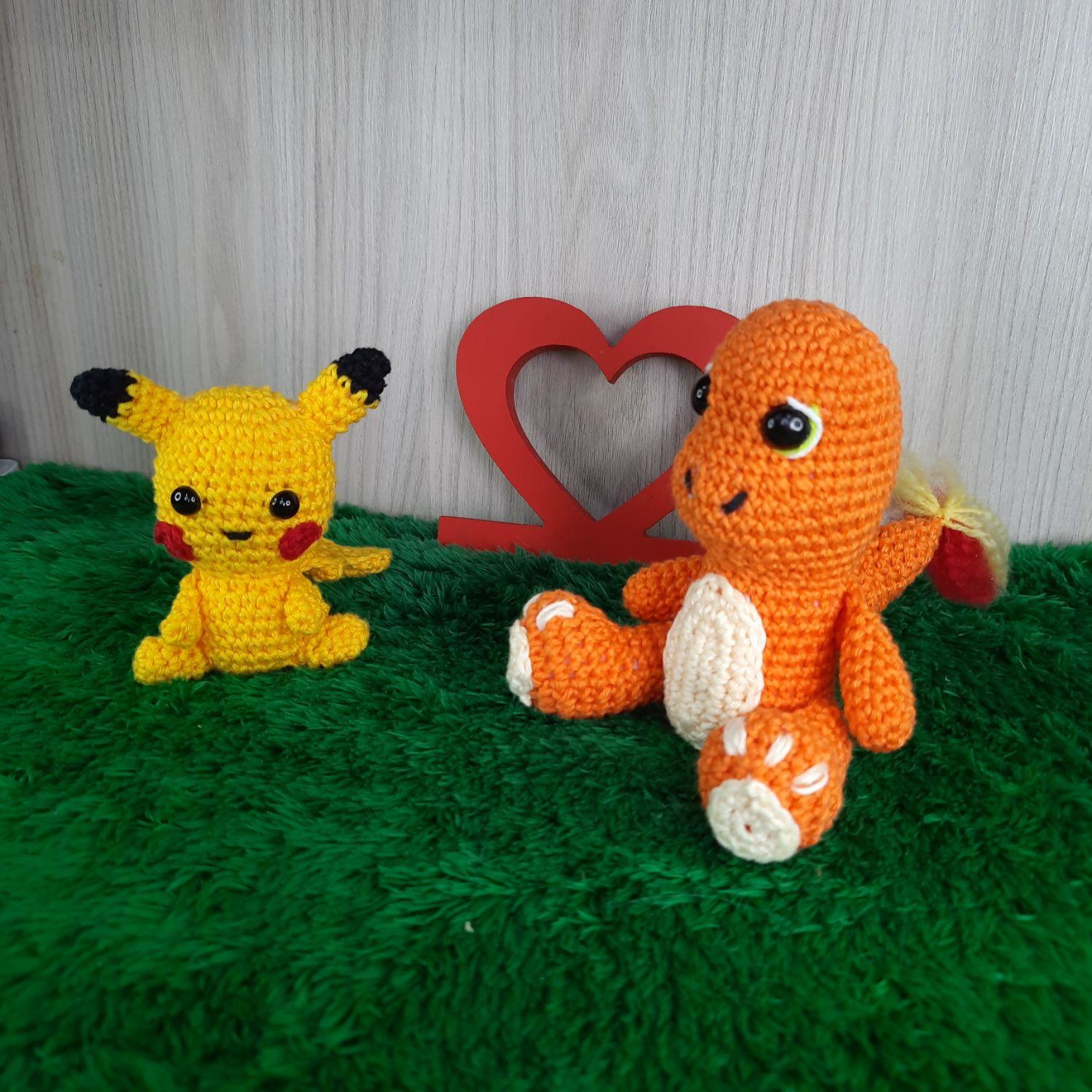 Pokemons em Amigurumi.