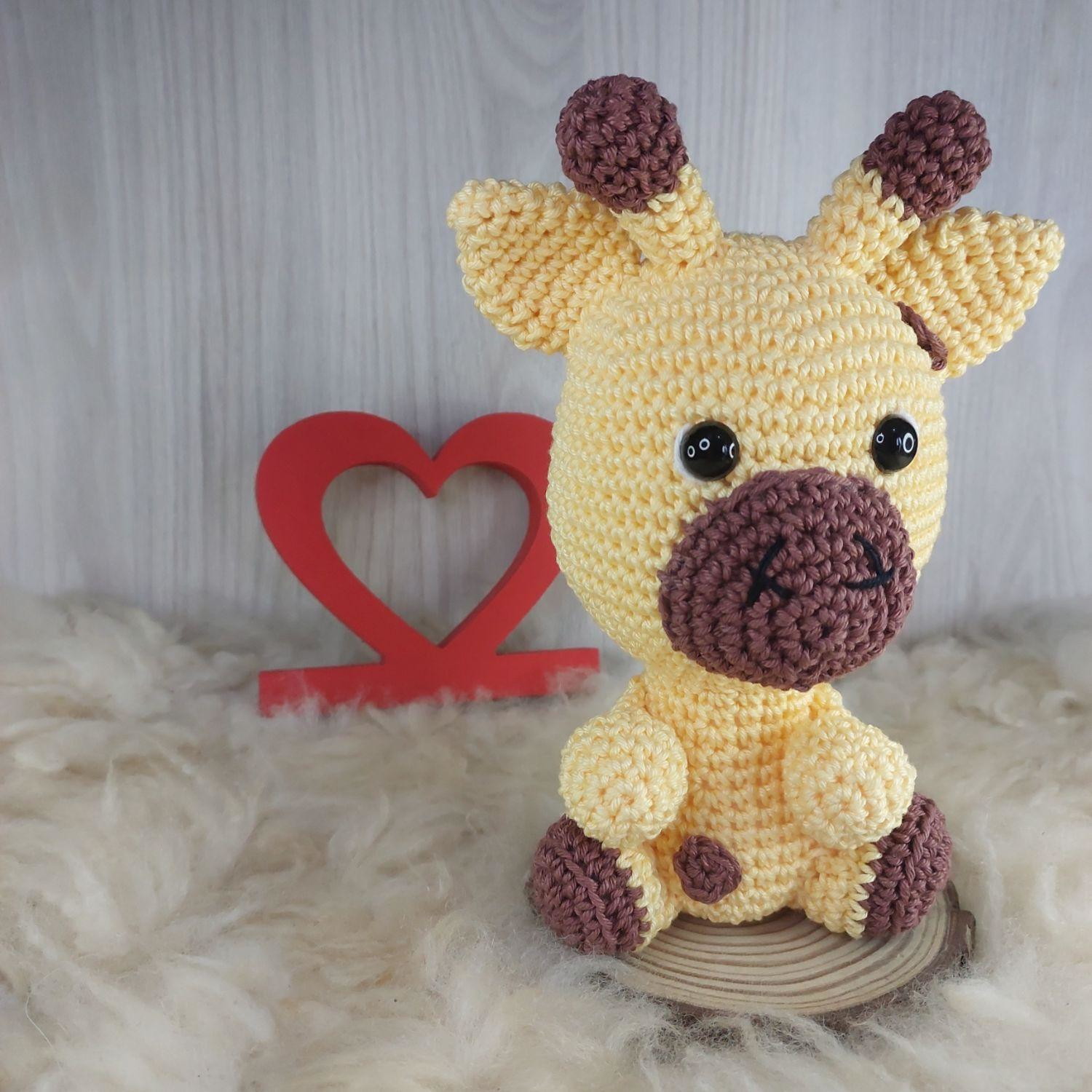 Baby Safari Girafa em Amigurumi. - Imagem 3