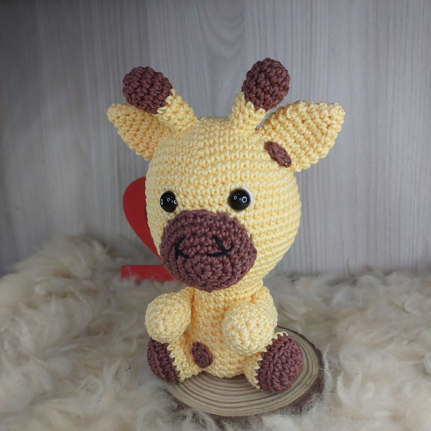 Baby Safari Girafa em Amigurumi. - Imagem 4
