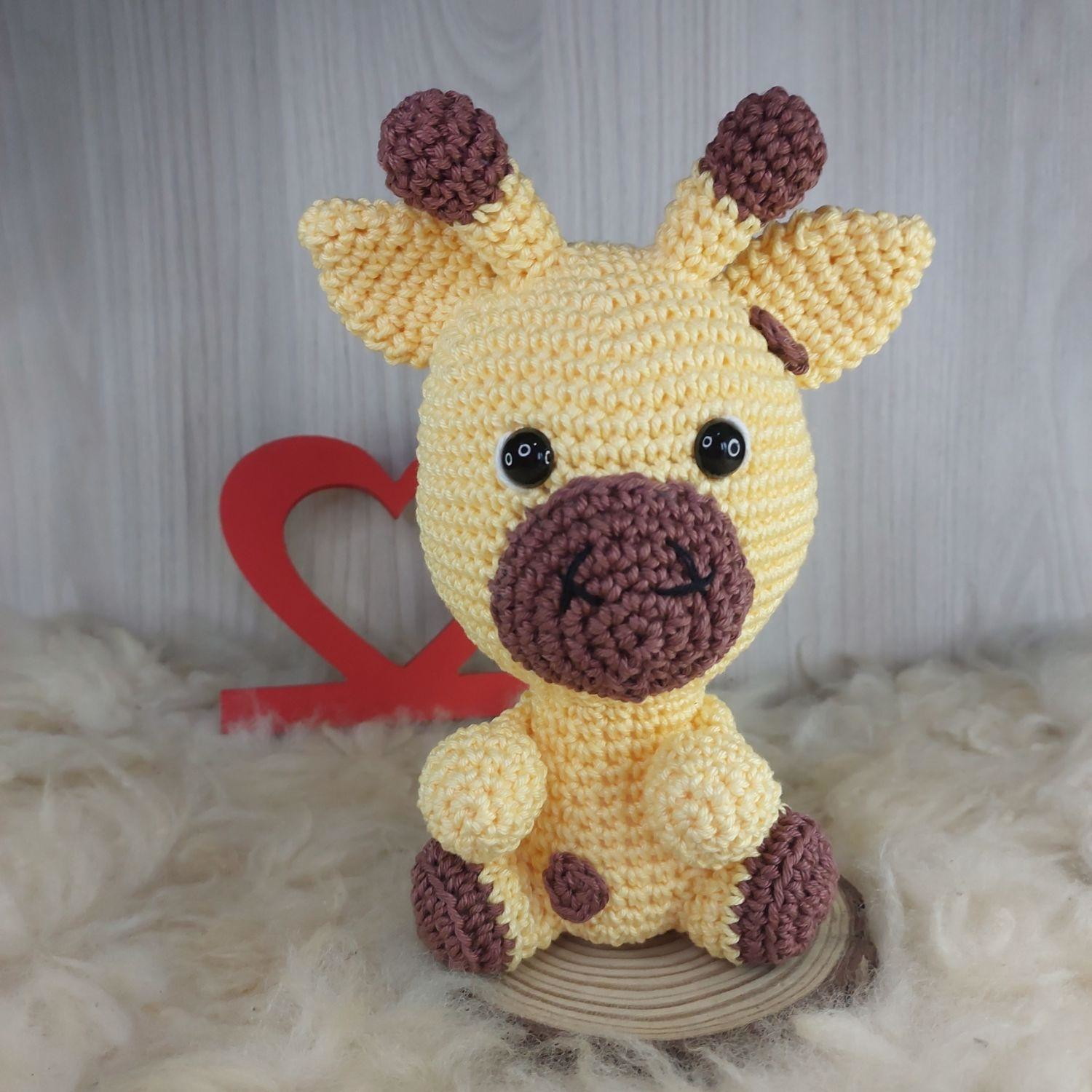 Baby Safari Girafa em Amigurumi. - Imagem 2